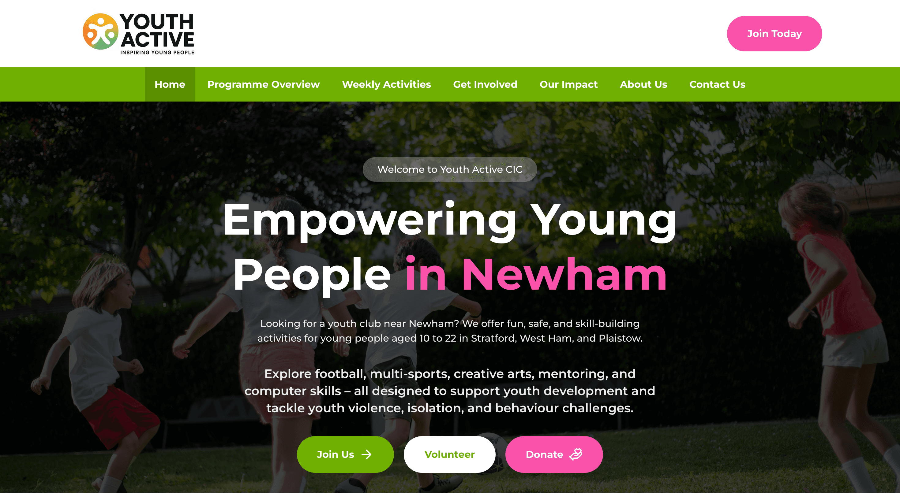 Youth Active — Community Platform